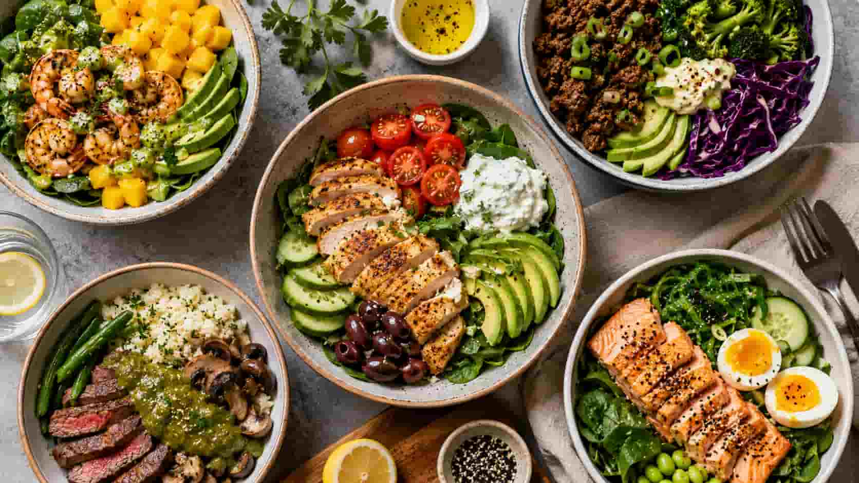 10 High-Protein Low-Carb Bowls