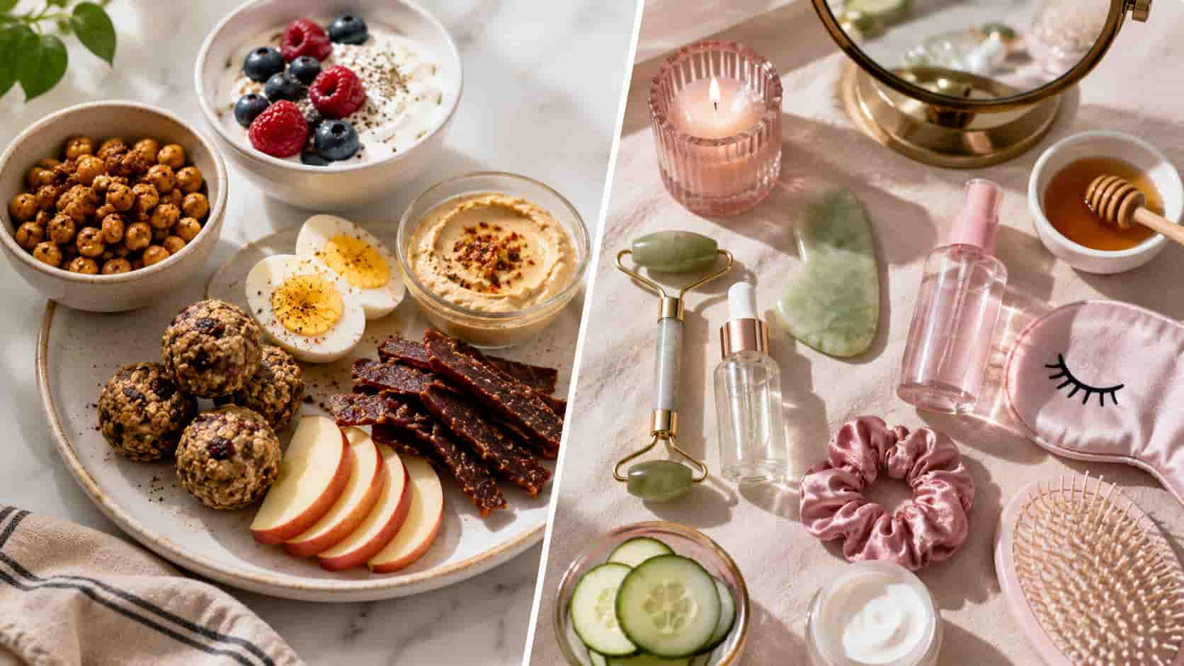 5 Easy High Protein Snacks & 7 Beauty Hacks