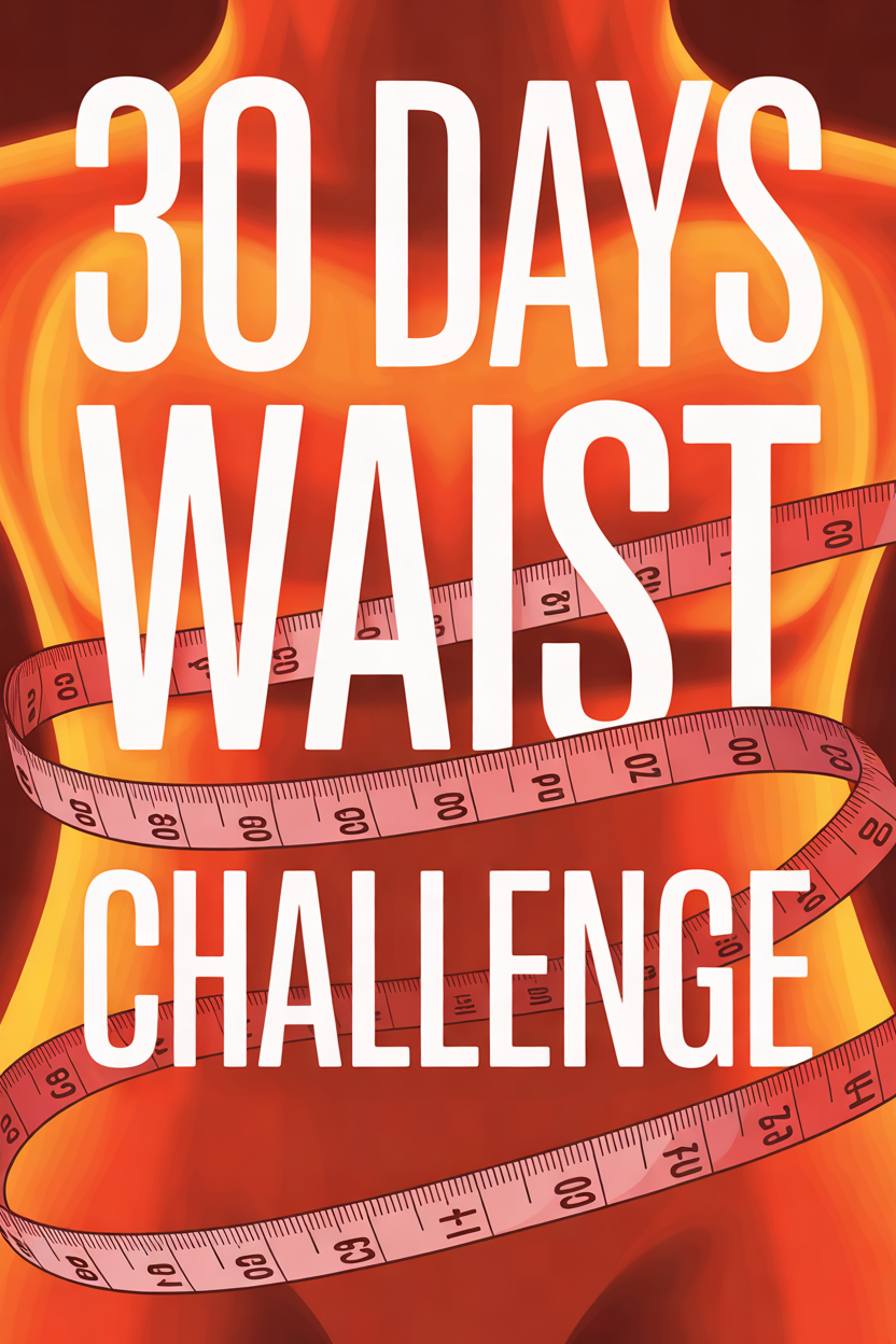 30 Days Waist Challenge digital guide cover